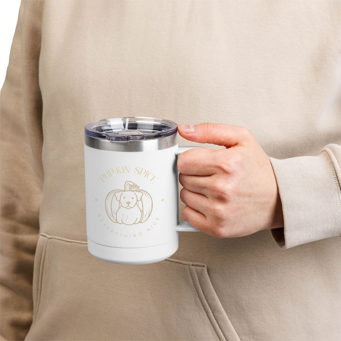 Coffee Mug Tumbler, 15oz